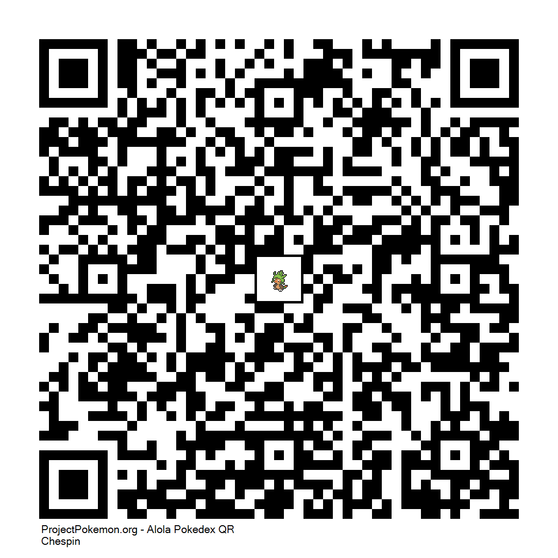 Cdigo QR de Chespin